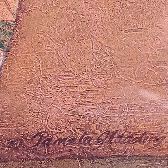 Pamela Gladding vase and Flowers Framed Print 15.5" x 9.5" - Picture 3 of 5